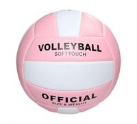 Pallone da beach volley super morbido, leggero, gonfiabile per allenamento, stabile e durevole, per interni ed esterni, spiaggia, giovani e principianti (rosa)