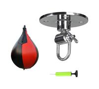 Pallone da boxe a pera, da appendere all'allenamento, con sacco da boxe regolabile e set girevole con pompa, Speed Bag Boxing e Kicking platf0rm attrezzature