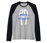 Pallone da Calcio 15 Anni, Edizione Limitata 2011, per Il 15° Compleanno Maglia con Maniche Raglan