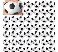 Pallone da Calcio 30 Pezzi,Palle di Schiuma per,Palline di Spugna Morbida, Mini Palline Sportive, Palline da Calcio Antistress per Bambini e Adulti,6cm Pallone Calcio Football Americano,Feste