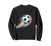 Pallone da Calcio Arcobaleno Volante Che Taglia l'aria Felpa
