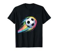 Pallone da Calcio Arcobaleno Volante Che Taglia l'aria Maglietta