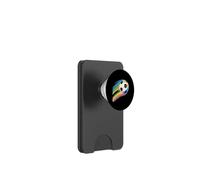 Pallone da calcio arcobaleno volante che taglia l'aria PopSockets PopWallet per MagSafe
