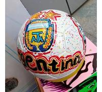 Pallone da calcio bianco, pallone sportivo, pallone ufficiale per la ricreazione