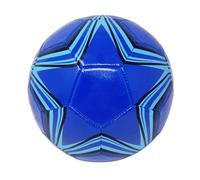 Pallone da Calcio da Allenamento o Partita Colore Blu con Stella Misura 5