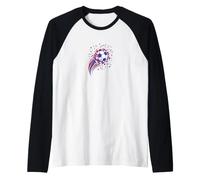 Pallone da Calcio dinamico, frammenti frantumati, Stelle e coriandoli Maglia con Maniche Raglan