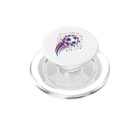 Pallone da calcio dinamico, frammenti frantumati, stelle e coriandoli PopSockets PopGrip per MagSafe