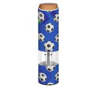 Pallone da calcio elettrico per sale e pepe, decorazione blu graffiti