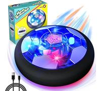 Pallone da Calcio Fluttuante Ricaricabile con Luci LED, Hover Soccer Ball per Bambini 3-10 Anni, Giocattolo Calcio Indoor con Paraurti in Schiuma, Regalo Natale e Compleanno per Ragazzi e Ragazze