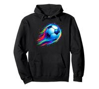 Pallone da Calcio Fun Tie Dye Feel The Drip, Effetto colorato Felpa con Cappuccio