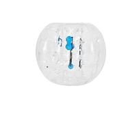 Pallone da calcio gonfiabile da 1,5 m di diametro Pallone da calcio a bolle da 5 piedi che lo fa esplodere in una palla gonfiabile Zorb da 5 minuti trasparente