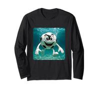 Pallone da Calcio Immersioni subacquee Oceano Subacqueo Nuoto Estate Maglia a Manica