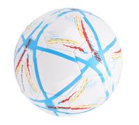 Pallone da calcio in PVC, blu bianco, rimbalzo rapido in PVC buona tenuta, sensazione confortevole al piede, palla da calcio per adulti taglia 5