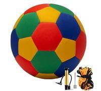 Pallone da calcio indoor - Attrezzature sportive per allenamento | Pallone | Pallone da calcio silenzioso, misura 4. Una palla da interni con pompa e borsa a rete, perfetta per dribble e giocolieri. Un