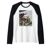 Pallone da Calcio Paul Gazza Gascoigne Tottenham Hotspur Notts County Maglia con Maniche Raglan