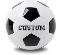 Pallone da calcio personalizzato personalizzato con nome, testo o foto, ottimo regalo personalizzato per allenatore, figlio, fidanzato, figlia, papà, mamma o qualsiasi fan del calcio