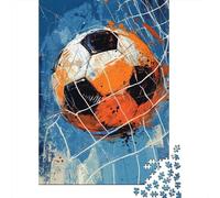 Pallone da Calcio Puzzle 1000 Pezzi Carta per Adulti Momento del Gol Gioco di Puzzle 1000 Pezzi Concentrazione Famiglia Regalo 38x26cm/1000pcs