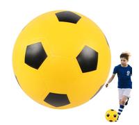 Pallone da calcio silenzioso, ad alta densità, 20,8 x 20,8 cm, morbido per interni, rimbalzo, design autentico e silenzioso, dimensioni standard, ideale per pratica domestica, allenamento, uso interno
