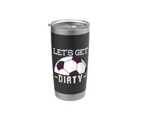 Pallone da calcio Taining Sport Let's get Dirty Bicchiere termico in acciaio inox doppia parete