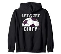 Pallone da Calcio Taining Sport Let's Get Dirty Felpa con Cappuccio