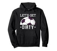 Pallone da calcio Taining Sport Let's get Dirty Felpa con Cappuccio