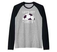 Pallone da Calcio Taining Sport Let's Get Dirty Maglia con Maniche Raglan