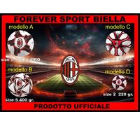 PALLONE DA CALCIO UFFICIALE AC MILAN CUCITO in pvc shining misura 2 & 5
