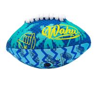 Pallone da calcio WAHU Mini blu/verde acqua, lunghezza 6,5 pollici - 100% impermeabile con lacci veri per l'uso dentro e fuori dall'acqua