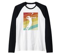 Pallone da Pallamano Peteca Gioco D'Azzardo Indiaca Maglia con Maniche Raglan