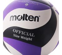 Pallone da pallavolo Molten 4500, misura standard 5, in materiale PU, adatto per studenti, adulti e giovani, per partite e allenamenti, per campi indoor e all'aperto taglia 5Poliuretano