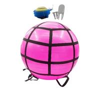 Pallone da Pilates, Pallone da Fitness con Pompa, Attrezzatura Pilates Versatile per Equilibrio, Stabilità, Rinforzo Muscolare, Preparazione al Parto e Allungamento