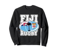 Pallone da Rugby con Palma Fiji Bandiera Fijian Pride Felpa