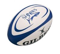 Pallone da rugby GILBERT REPLICA - Squali - Taglia Midi