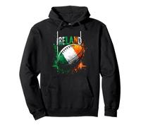 Pallone da Rugby Irlandese Felpa con Cappuccio