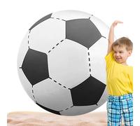 Pallone da spiaggia gonfiabile gigante: soffiare il pallone da spiaggia da calcio per giochi all'aperto, feste in piscina, spiaggia, prato, divertimento nel cortile | Grande palla sportiva piena di ai