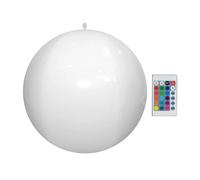 Pallone Da Spiaggia Illuminato Con Telecomando, Pallina Da Biliardo | 4 modalità RGB: flash, strobo, dissolvenza e fissa, telecomando fino a 10 m di , gonfiabile e galleggiante sull'acqua