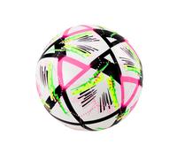 Pallone di gomma con motivi vivaci, bianco, 24 cm