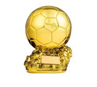 Pallone d'Oro Trofeo Calcio Sferico Messi CR7 Regalo Concorso Premio