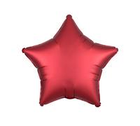 Pallone foil 17"" - 42 cm stella SATINATO Rosso Sangria