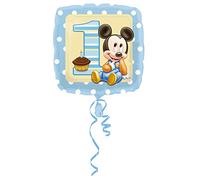 Anagram- Pallone Foil 18""-45 cm Baby Mickey, Multicolore, 7A2308101