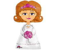 Pallone foil Airwalker 48"" - 122 cm Sposa