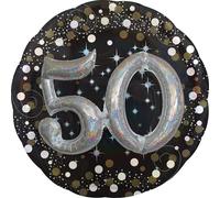 Pallone foil Multi-balloon 32"" - 81 cm Sparkling Birthday 50