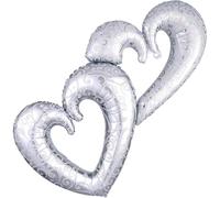 Pallone foil Multi balloon 53"" - 134 cm Interlocking Hearts