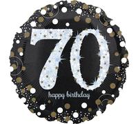 Pallone foil Standard 17"" - 42 cm Sparkling Birthday 70