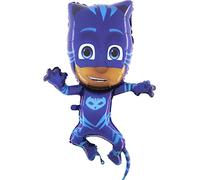 Grabo- Pallone Foil Supershape 31""-79 cm SuperPigiamini-PJ Mask Catboy Non CONFEZIONATO, Blu, L174