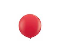 Pallone Maxi Palloncino Gigante Lattice Rosso Pastello 70 Cm - Cf. 10
