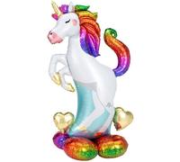PALLONE MYLAR GIGANTE UNICORNO 83X139 CM sagoma