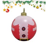 Pallone Natalizio Inflatable | 60 Cm Grandi Pendentif Decorazioni Esterni - Ornamenti Festivi Appesi,Per Tetti Ringhiere Giardini Sala Camera Studio Decoratori Homeowners Patio