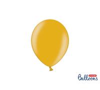 Pallone palloncini palloncino palloni 10 in(pollici) ORO metallizzato -100 PZ-Ø2
