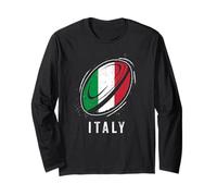 Pallone Rugby per Rugby Italiano una Bella Bandiera Italiana Maglia a Manica